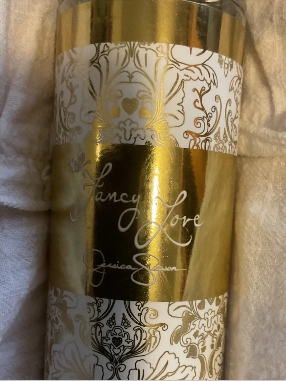 Jessica Simpson Fancy Love – Gold & White BN